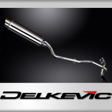 XT225 SEROW 1992-2007 / SL10 ROUND 350mm (14 inch) SILENCER COMPLETE SYSTEM 304 STAINLESS STEEL