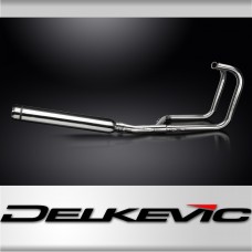 Kawasaki Z440 A1/A2 B1/B2 1980-81 Exhaust 2-1 550mm Stainless Bull Nose Silencer
