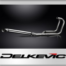 Kawasaki Z440 A1/A2 B1/B2 1980-81 Exhaust 2-1 550mm Stainless Turn Out Silencer