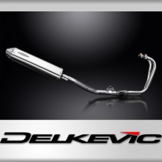 Honda CBF500 A ABS 2004-2008 Full Exhaust 2-1 420mm Tri-Oval Stainless Silencer