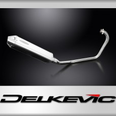 Kymco CK1 2014-2015 Full Exhaust 420mm Tri-Oval Stainless Silencer