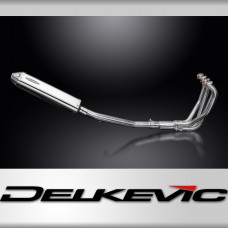 Suzuki GSX750 1998-2002 Full Exhaust 4-1 420mm Tri-Oval Stainless Silencer