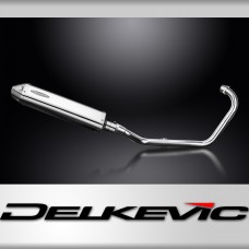 Honda CB125F 2015-2018 Full Exhaust 420mm Tri-Oval Stainless Silencer