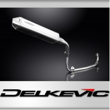 Honda MSX125 Grom 13-15 Tail Tidy Full Exhaust 420mm Tri-Oval Stainless Silencer