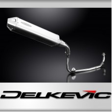 Honda MSX125 Grom 13-15 Mud Guard Full Exhaust 420mm Tri-Oval Stainless Silencer