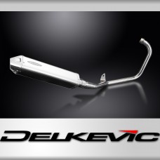 Yamaha YBR125ED 2005-2016 Full Exhaust 420mm Tri-Oval Stainless Silencer