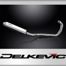 Yamaha YZF-R3 15-24 MT03 17-24 Full Exhaust 2-1 420mm TriOval Stainless Silencer