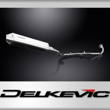 Suzuki DR125SM 2009-2014 Full Exhaust 420mm Tri-Oval Stainless Silencer