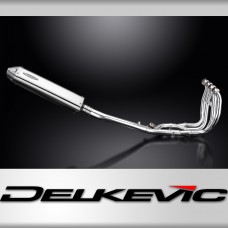 GSX1300R HAYABUSA 1999-2007 / TRI-OVAL 420mm (17 inch) SILENCER 4 into 1 COMPLETE SYSTEM 304 STAINLE