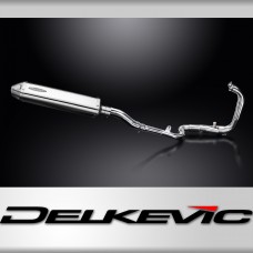 Kawasaki Ninja 300 2013-2019 Full Exhaust 2-1 420mm Tri-Oval Stainless Silencer