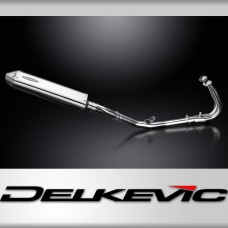 Kawasaki Ninja 400 2018-2024 Full Exhaust 2-1 420mm Tri-Oval Stainless Silencer