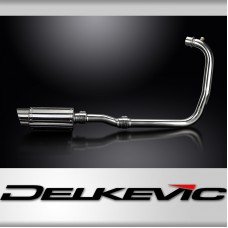 Royal Enfield Meteor 350 2021-24 Complete Exhaust 200mm Round Stainless Silencer