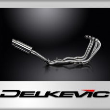 Honda CBR1000F Hurricane 87-99 Full Exhaust 4-1 200mm Round Stainless Silencer