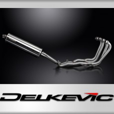 Honda CBR1000F Hurricane 87-99 Full Exhaust 4-1 450mm Oval Stainless Silencer