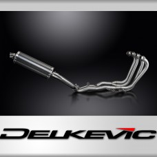 Honda CBR1000 FH-FX Hurricane 87-99 Full Exhaust 4-1 350mm Oval Carbon Silencer