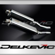 Yamaha XJ600 N/S Diversion 92-04 420mm Tri-Oval Stainless Exhaust Silencer Can