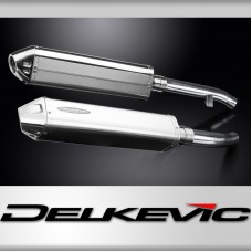 Yamaha FJR1300 2001-2005 420mm Tri-Oval Stainless Exhaust Silencer Can Kit