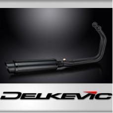 Kawasaki Vulcan S 650 15-21 Exhaust 2-1 Stainless Ceramic 350mm Round Silencer