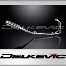 Kawasaki 250R Ninja 2008-2013 Full Exhaust 2-1 200mm Round Carbon Silencer