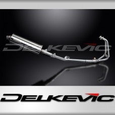 Kawasaki 250R Ninja 2008-2013 Full Exhaust 2-1 350mm Oval Stainless Silencer
