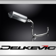 Honda MSX125 Grom 13-15 Tail Tidy Full Exhaust 260mm X-Oval Titanium Silencer