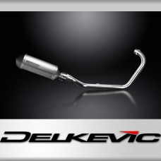 Honda CB125F 2015-2018 Complete Exhaust 260mm X-Oval Titanium Silencer Can