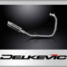 Royal Enfield Hunter HNTR 350 2022-24 Full Exhaust 200mm Round Carbon Silencer