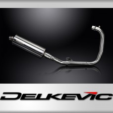 Royal Enfield Hunter HNTR 350 22-24 Full Exhaust 350mm Oval Stainless Silencer