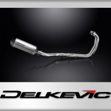 Yamaha YZF-R3 15-24 MT03 2017-24 Full Exhaust 2-1 260mm X-Oval Titanium Silencer