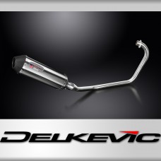 Kymco CK1 2014-2015 Complete Exhaust 343mm X-Oval Stainless Silencer Can