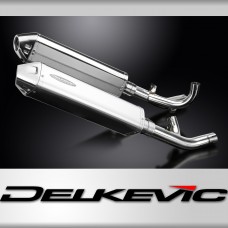 Yamaha V-Max 1700 2009-2016 420mm Tri-Oval Stainless Exhaust Silencer Can Kit