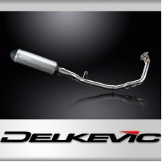 Benelli Leoncino 500 Trail 21-23 Full Exhaust 2-1 343mm X-Oval Titanium Silencer