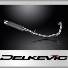 Benelli Leoncino 500 Trail 21-23 Full Exhaust 2-1 350mm Round Carbon Silencer