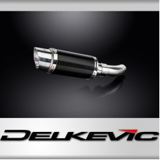 Benelli Leoncino 500 Trail 2021-2023 200mm Round Carbon Exhaust Silencer Can Kit