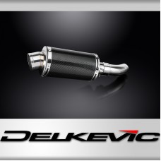 Benelli Leoncino 500 Trail 2021-2023 225mm Oval Carbon Exhaust Silencer Can Kit