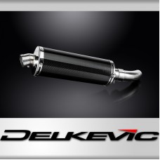 Benelli Leoncino 500 Trail 2021-2023 350mm Oval Carbon Exhaust Silencer Can Kit