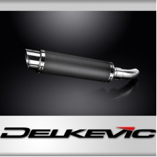 Benelli Leoncino 500 Trail 2021-2023 350mm Round Carbon Exhaust Silencer Can Kit