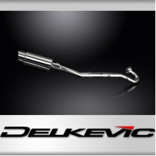 Kawasaki KLR650A 87-07 KLR650B 89-92 Full Exhaust 200mm Round Stainless Silencer