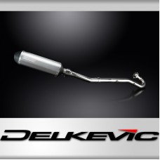 Kawasaki KLR650A 87-07 KLR650B 89-92 Full Exhaust 343mm X-Oval Titanium Silencer