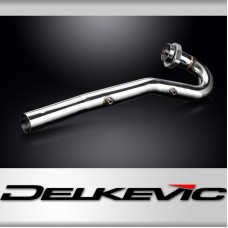 Kawasaki KLR650A 87-07 KLR650B 89-92 Exhaust Down Pipes Headers Stainless Steel