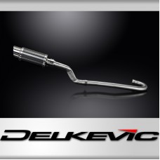 Yamaha XT500 TT500 1977-1981 Delkevic Full Exhaust 200mm Round Carbon Silencer