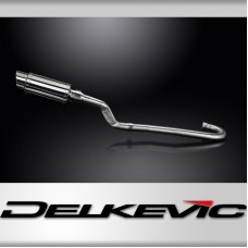 Yamaha XT500 TT500 1977-81 Delkevic Full Exhaust 200mm Round Stainless Silencer