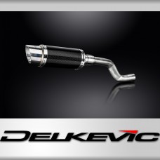 Yamaha XT500 TT500 1977-1989 200mm Round Carbon Exhaust Silencer Can Kit