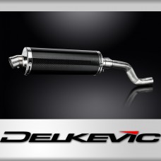 Yamaha XT500 TT500 1977-1989 350mm Oval Carbon Exhaust Silencer Can Kit