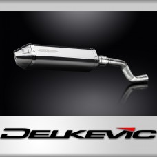 Yamaha XT500 TT500 1977-1989 320mm Tri-Oval Stainless Exhaust Silencer Can Kit