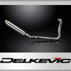 Suzuki GSX-8S 2023-2024 Full Exhaust 2-1 350mm Round Stainless Silencer
