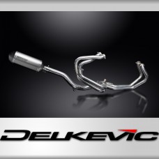 Honda VFR800 FI 1998-01 Full Exhaust 4-1 260mm X-Oval Titanium Silencer