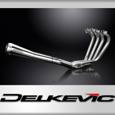 Suzuki GSX750E ET-EX 80-82 Polished Stainless Exhaust 4-1 Reverse Cone Silencer
