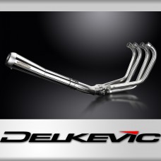 Honda CB750K0-K6 SOHC 69-76 Polished Stainless Exhaust 4-1 Reverse Cone Silencer