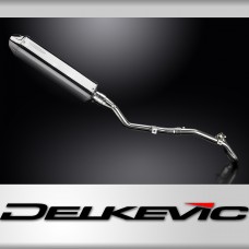 Honda CRF300L 2021-2024 Complete Exhaust 420mm Tri-Oval Stainless Silencer Can